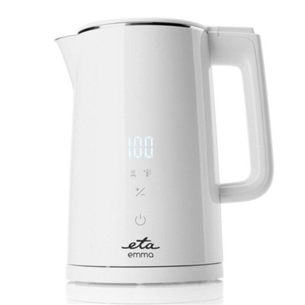 ETA | Kettle | ETA559590010 Emma | Electric | 2200 W | 1.5 L | Stainless steel | 360° rotational base | White