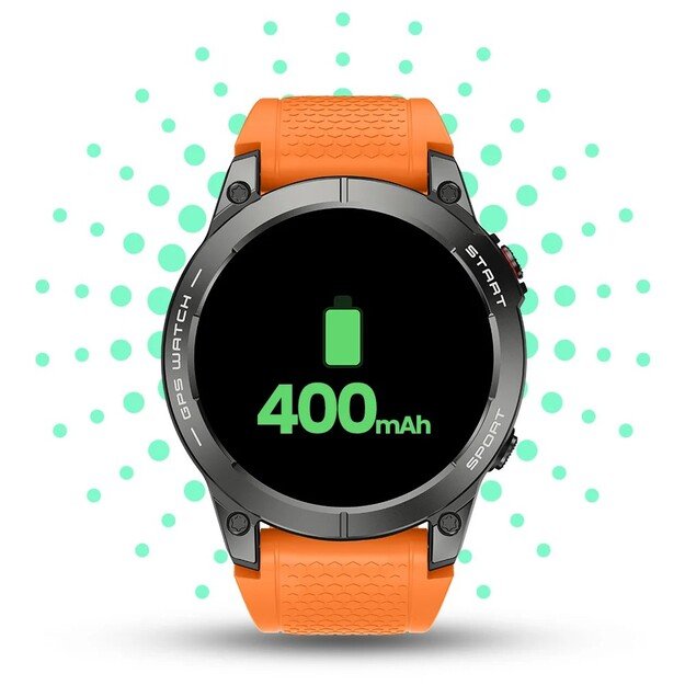 Smartwatch sports Manta Activ X GPS black