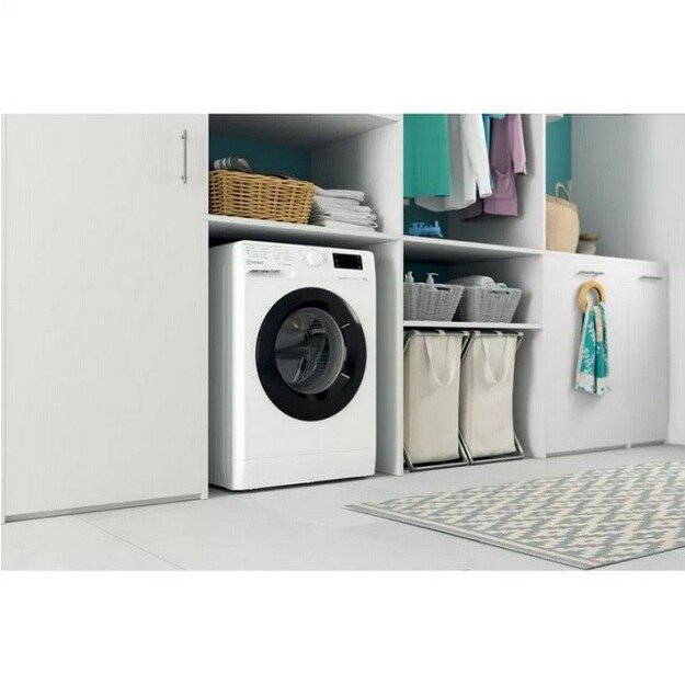 INDESIT | Washing machine | MTWSE 61294 WK EE | Energy efficiency class C | Front loading | Washing capacity 6 kg | 1151 RPM | D