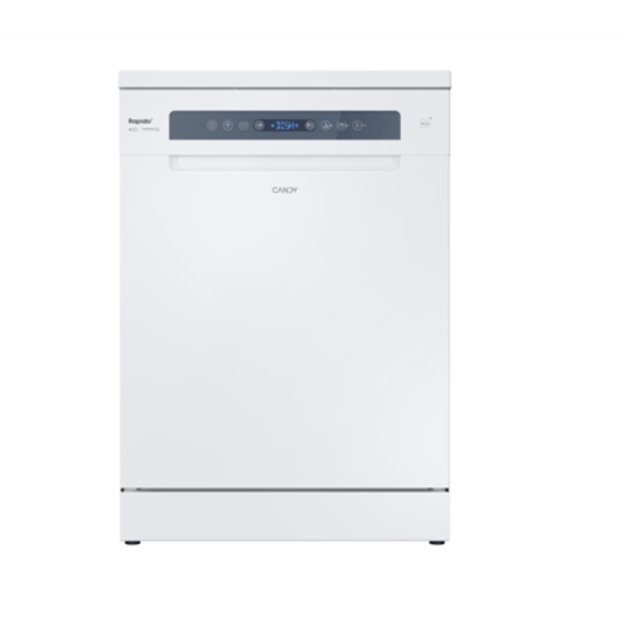 Candy Dishwasher | CF 5C4F0PW | Free standing | Width 59.7 cm | Number of place settings 15 | Number of programs 8 | Energy effi