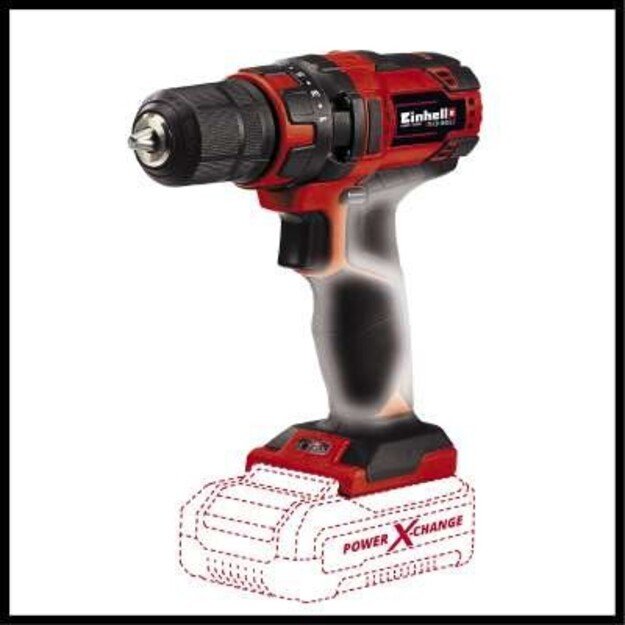 Einhell TC-CD 18/35 Li - Solo 550 RPM 970 g Black, Red