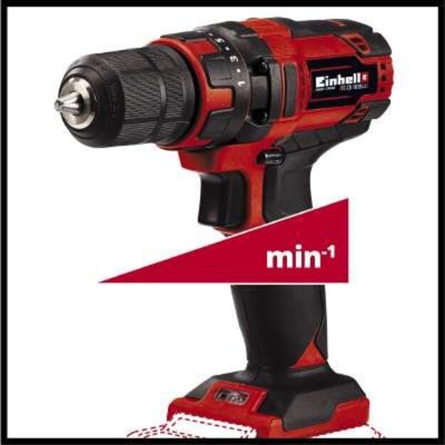 Einhell TC-CD 18/35 Li - Solo 550 RPM 970 g Black, Red