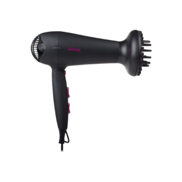 Tristar Hair dryer | HD-2358 | 2000 W | Number of temperature settings 3 | Ionic function | Black