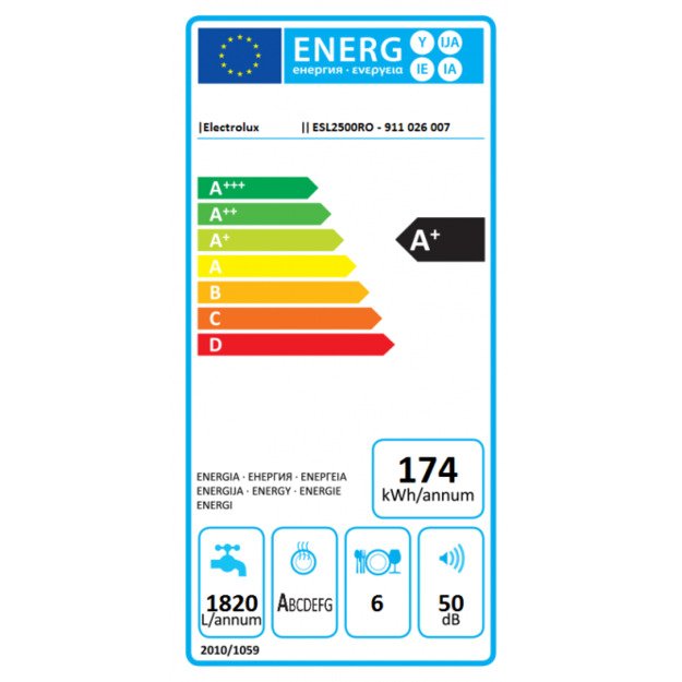 Indaplovė Electrolux ESL2500RO