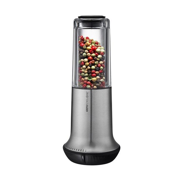 Salt and pepper grinder M silver GEFU X-PLOSION G-34627