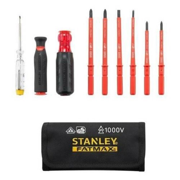 ST. SCREWDRIVERS 10pcs. VDE (2PH+2PZ+2PŁ+TESTER)