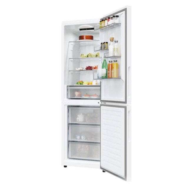 Candy Refrigerator | CNCQ2T618EW | Energy efficiency class E | Free standing | Combi | Height 185 cm | No Frost system | Fridge