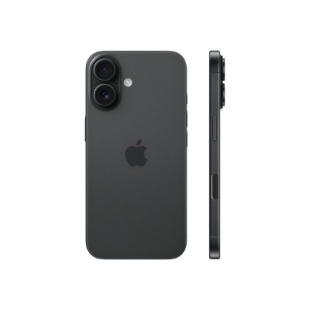 Apple iPhone 16 | Black | 6.1   | Super Retina XDR | 2556 x 1179 pixels | A18 | Internal RAM 8 GB | 128 GB | Dual SIM | 4G | 5G