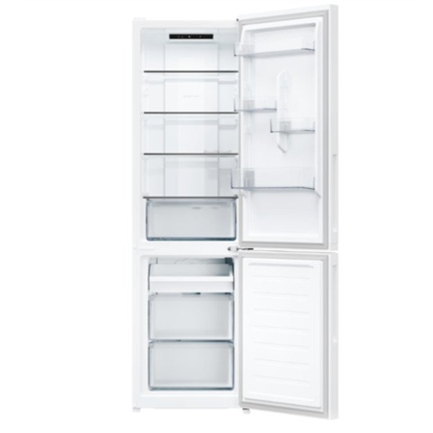 Candy Refrigerator | CNCQ2T518EW | Energy efficiency class E | Free standing | Combi | Height 182.5 cm | No Frost system | Fridg