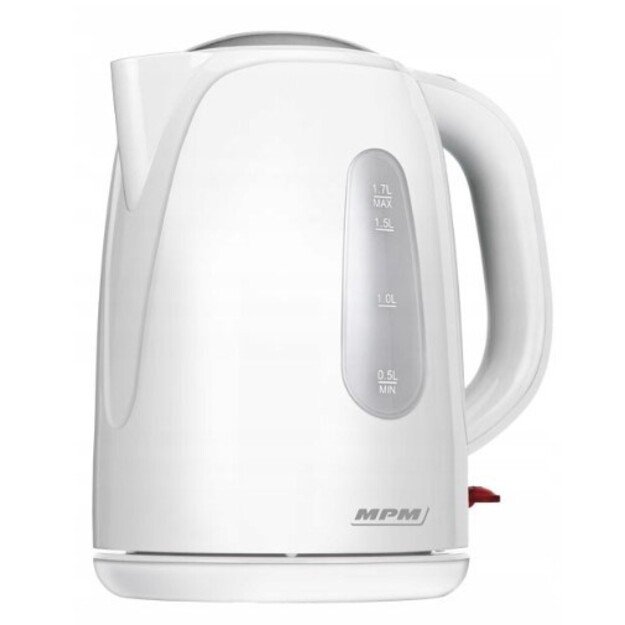 MPM Cordless kettle MCZ-105, white, 1.7 l