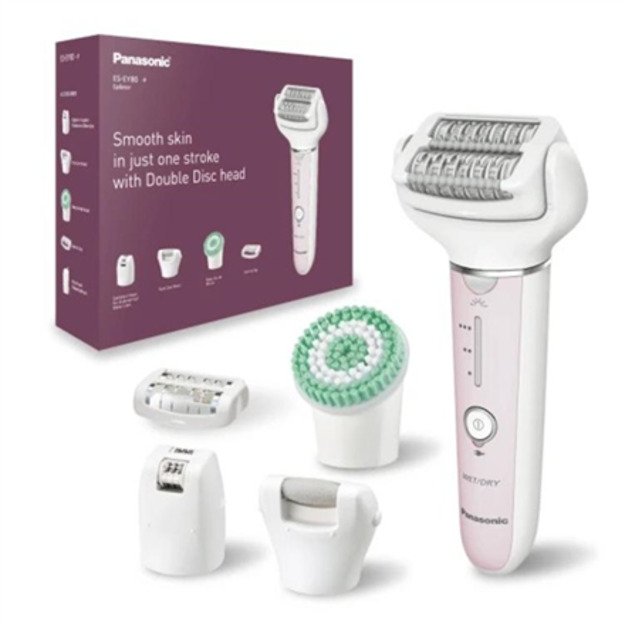 Panasonic | Epilator | ES-EY80-P503 | Operating time (max) 30 min | Number of power levels 3 | Wet & Dry | White/Pink