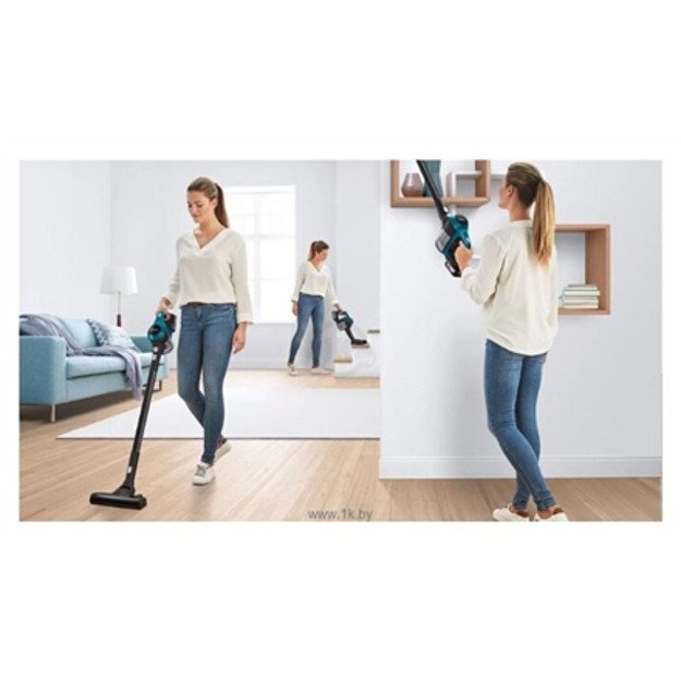 Bosch Serie 6 BBS611LAG stick vacuum/electric broom Battery Dry Bagless 0.3 L Blue 2.5 Ah