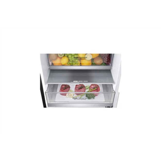 LG Refrigerator GBB72MCUGN Energy efficiency class D Free standing Combi Height 203 cm No Frost system Fridge net capacity 277 L