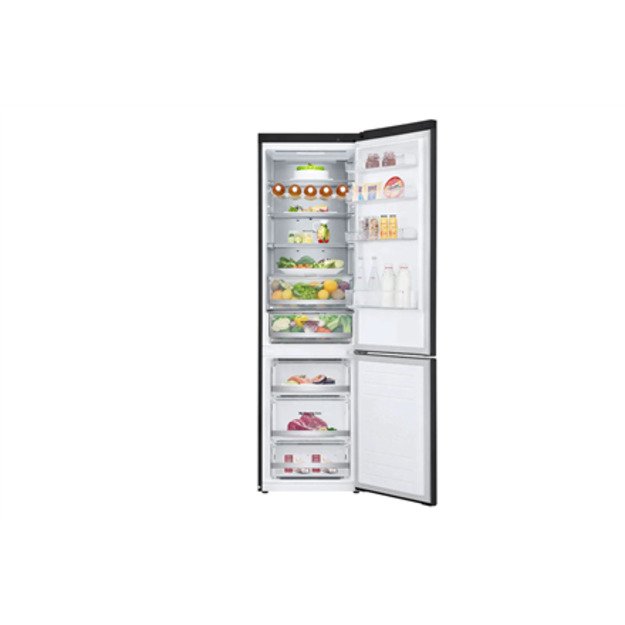 LG Refrigerator GBB72MCUGN Energy efficiency class D Free standing Combi Height 203 cm No Frost system Fridge net capacity 277 L