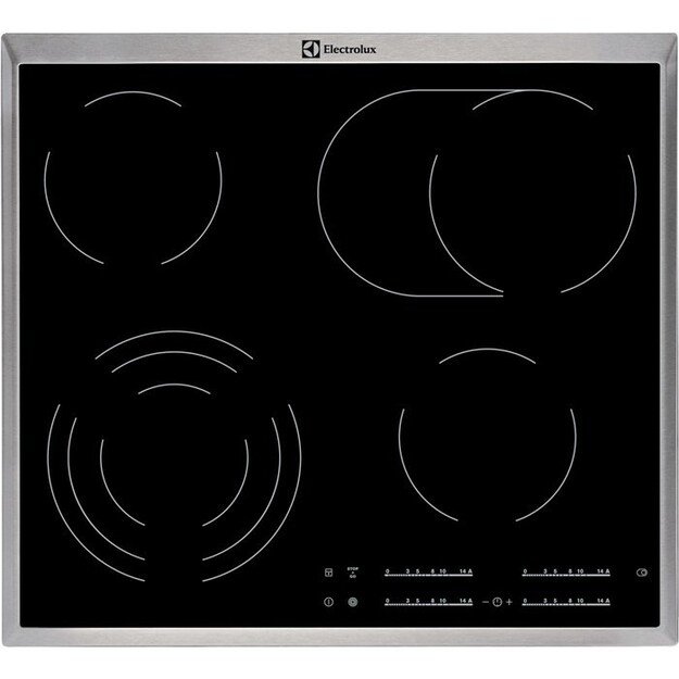 Electrolux EHF46547XK Black Built-in Ceramic 4 zone(s)