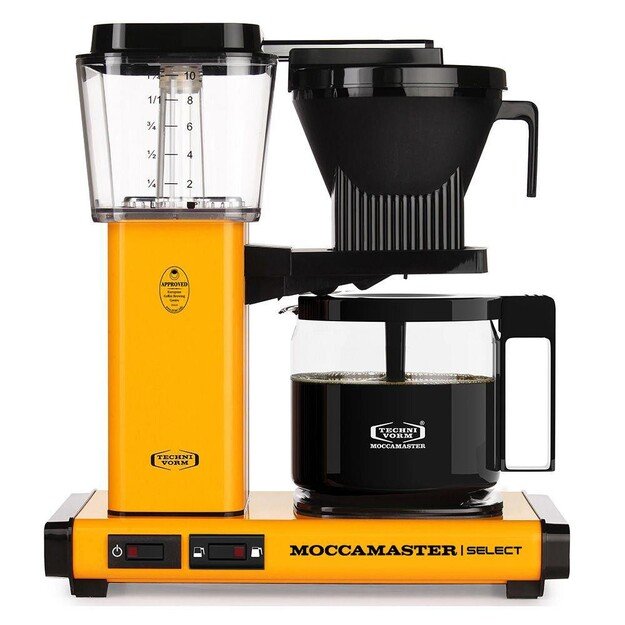 Moccamaster KBG Select Yellow Pepper Drip coffee maker 1.25 L Fully-auto