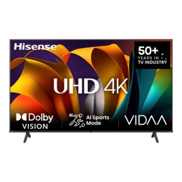 Hisense UHD Smart TV | 43A6N | 43  | Smart TV | VIDAA OS | UHD | Black