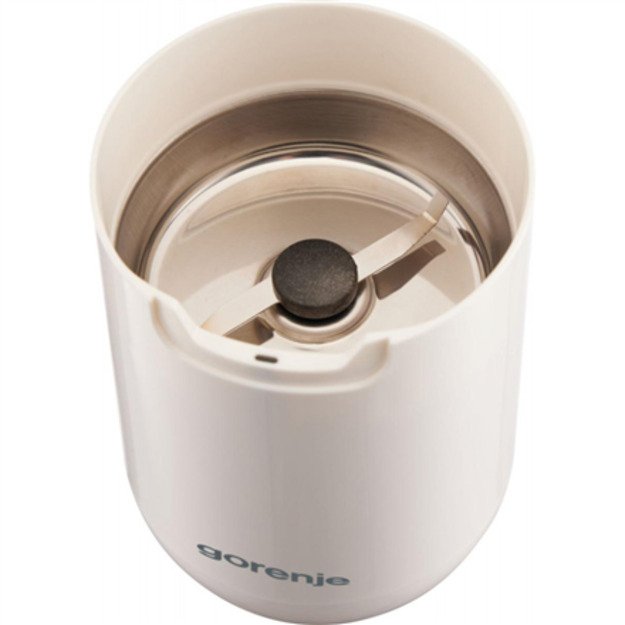 Gorenje | Coffee Grinder | SMK150SW | 150 W | Coffee beans capacity 45 g | Lid safety switch | White