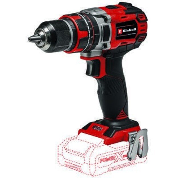 Einhell TE-CD 18/50 LI BL Solo Cordless Impact Drill, Black/Red | Einhell