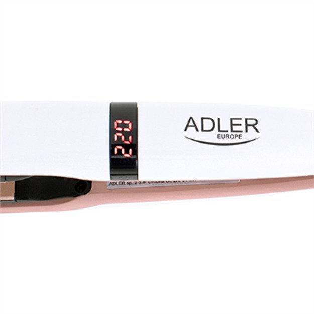 Adler | Hair Straightener | AD 2321 | Warranty 24 month(s) | Ceramic heating system | Display LCD | Temperature (min) 140 °C |