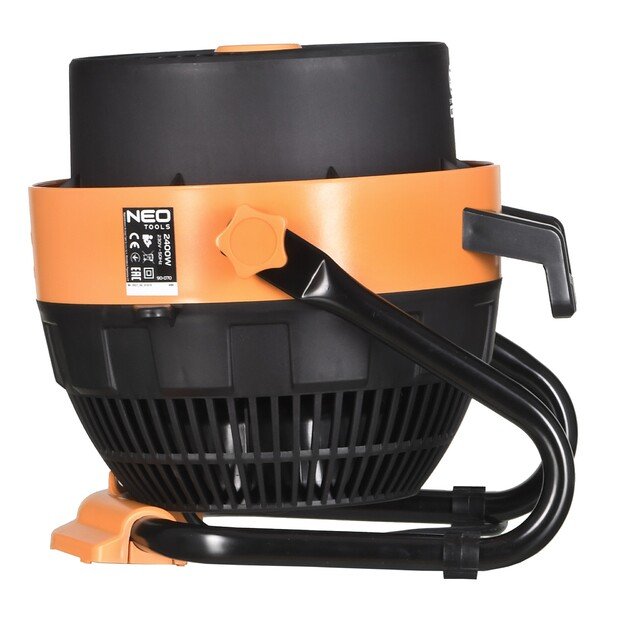 NEO TOOLS 90-070 2in1 electric space heater + Heat Fan 2400 W Black, Orange