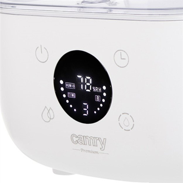 Camry | CR 7973w | Humidifier | 23 W | Water tank capacity 5 L | Suitable for rooms up to 35 m2 | Ultrasonic | Humidification