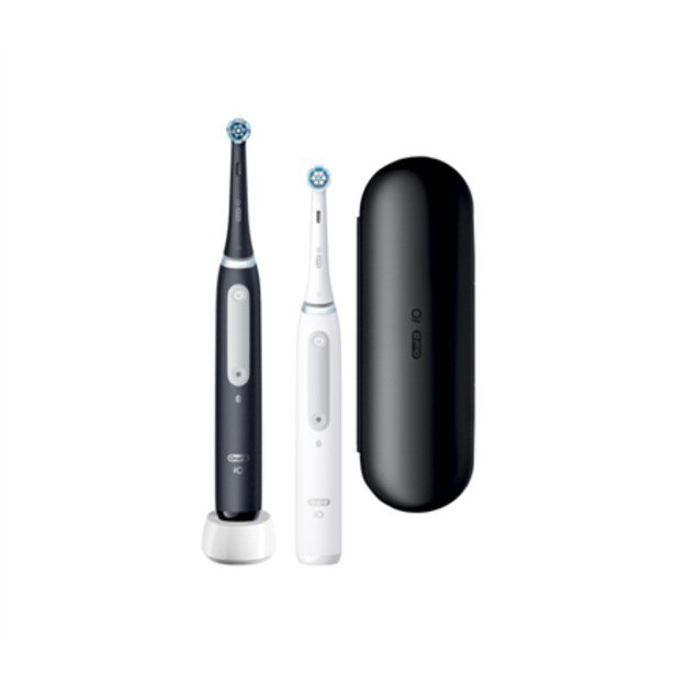 El. dantų šepetėlis Oral-B iO4 Duo Matt Black/W