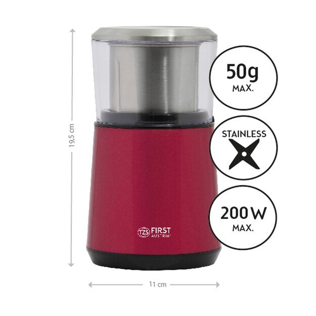 Elektr. kavamalė su smulkintuvu  FIRST 5486-2-RE 3