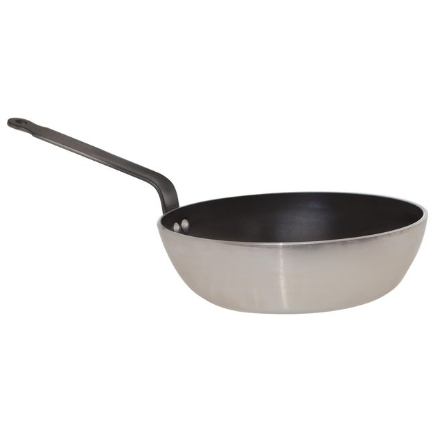 Conical saute pan Choc  Al, non-stick