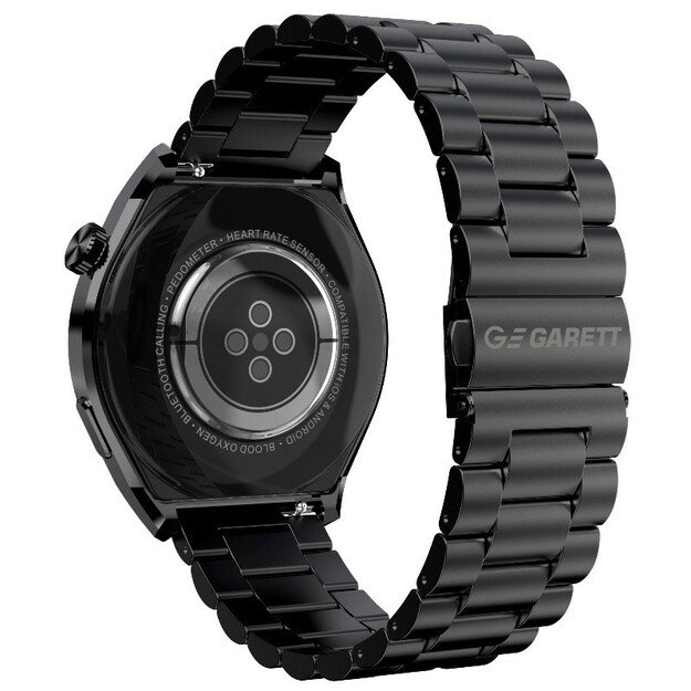 I&scaron;manusis laikrodis su lietuvi&scaron;ku meniu Garett V12 Black steel 4