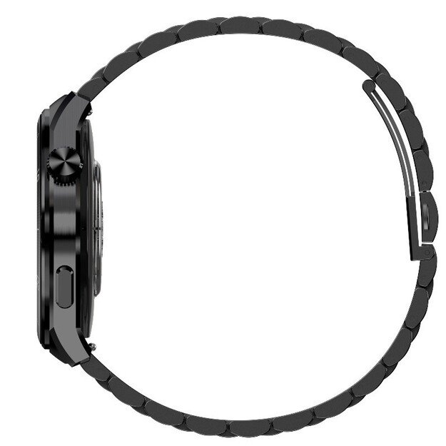 I&scaron;manusis laikrodis su lietuvi&scaron;ku meniu Garett V12 Black steel 3