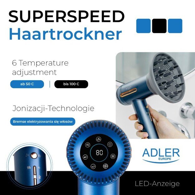 Plaukų džiovintuvas ADLER AD-2271 1