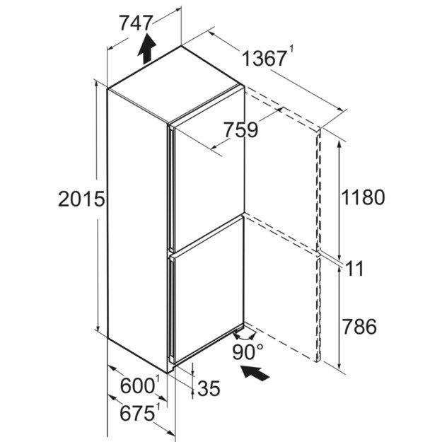 &Scaron;aldytuvas LIEBHERR CNsfd 7723