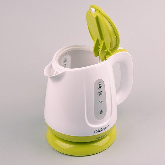 Feel-Maestro MR013 green electric kettle 1 L Green, White 1100 W 4