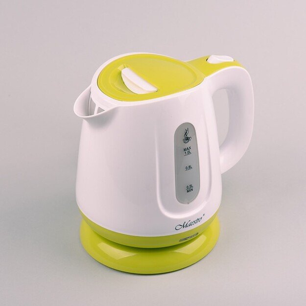 Feel-Maestro MR013 green electric kettle 1 L Green, White 1100 W 5