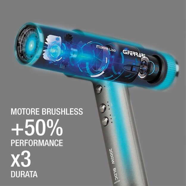 Profesionalus plaukų džiovintuvas be šepetėlių G3FERRARI G30061 Monna Liza 2