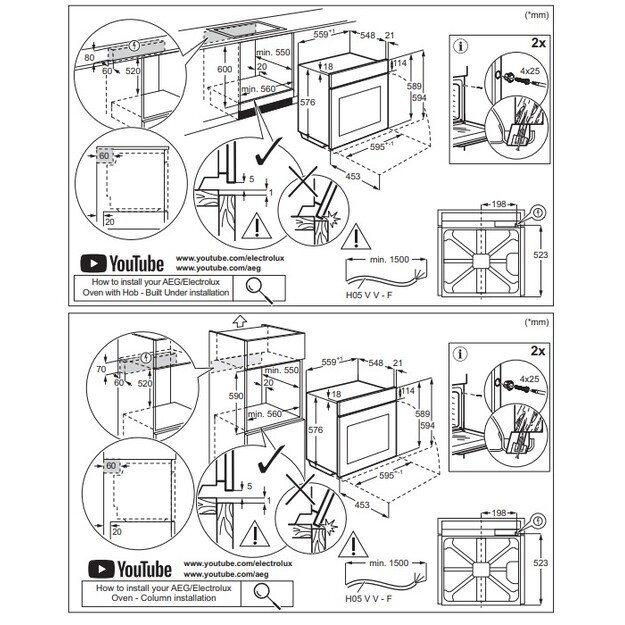 ELECTROLUX LOE8F38X 1