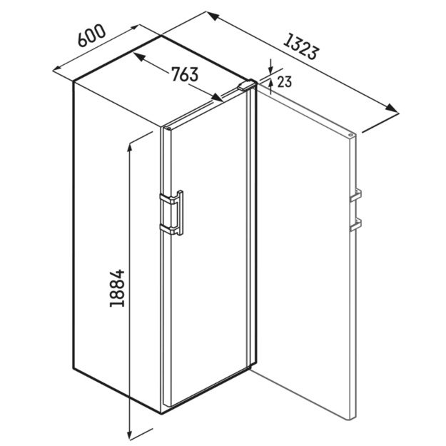 Vyno &scaron;aldytuvas LIEBHERR WFbli 5241