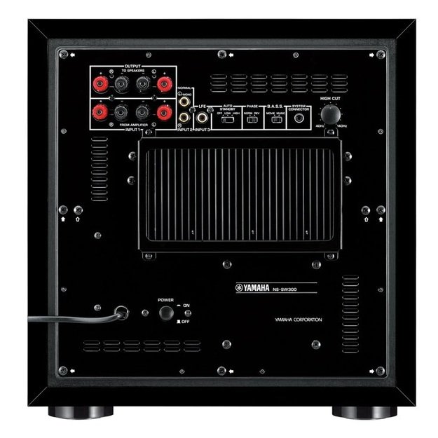 YAMAHA NS-SW300PB2 subwoofer (Piano black)