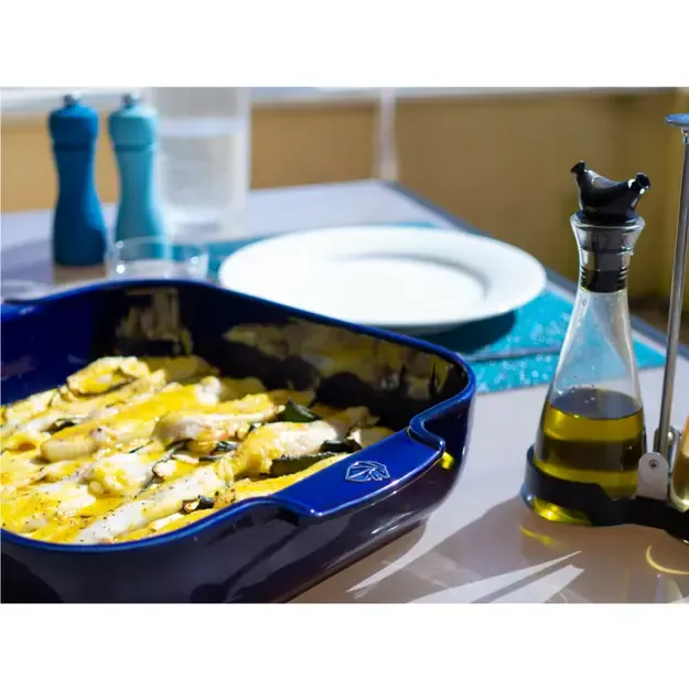 PEUGEOT APPOLIA kvadratinis indas 36 cm mėlynas 1