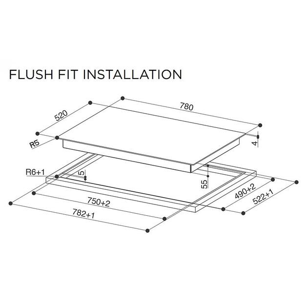 Kaitlentė FABER FCH 84 BK KL