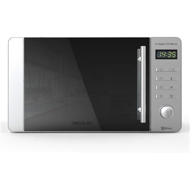 Cecotec Microwave Oven | ProClean 5120 Mirror | Free standing | 20 L | 700 W | Grill | ‎Stainless Steel 2