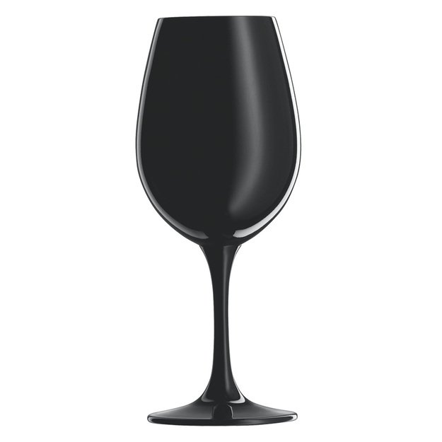 Glass, 299 ml, black, Wine Tasting, 6 pcs