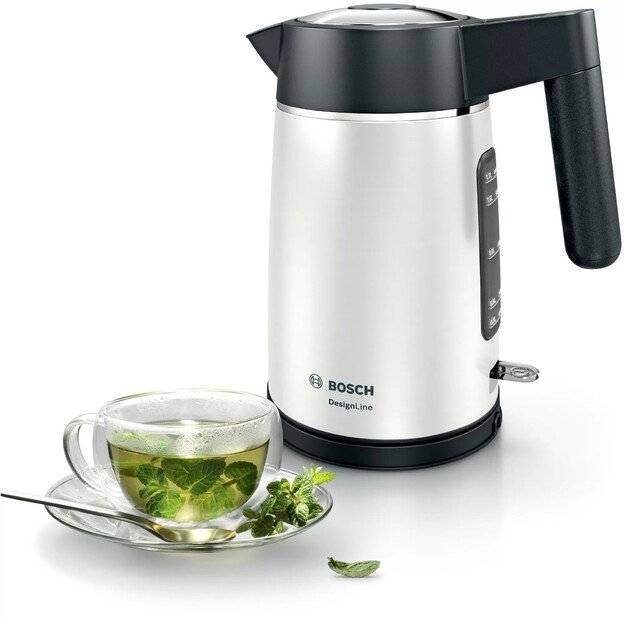 Bosch DesignLine electric kettle 1.7 L 2400 W Black, Silver 5