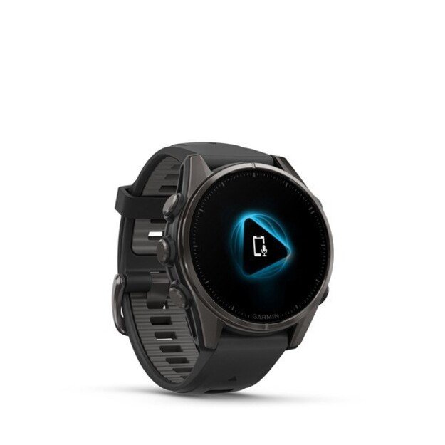 Garmin fenix 8 3.3 cm (1.3 ) AMOLED 43 mm Digital 416 x 416 pixels Touchscreen Black Wi-Fi GPS (satellite) 6