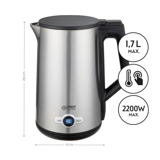 Metalinis virdulys 1,7 l  First FA-5407-5 2