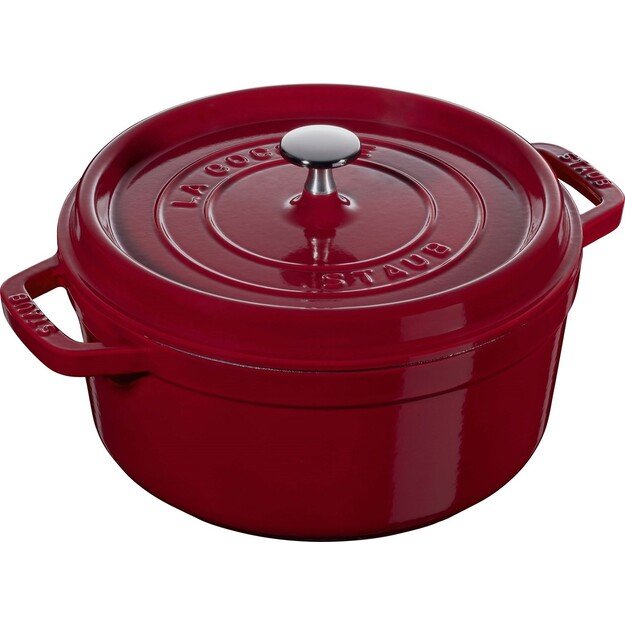 STAUB LA COCOTTE Cast iron pot round 6.7 ltr, chestnut