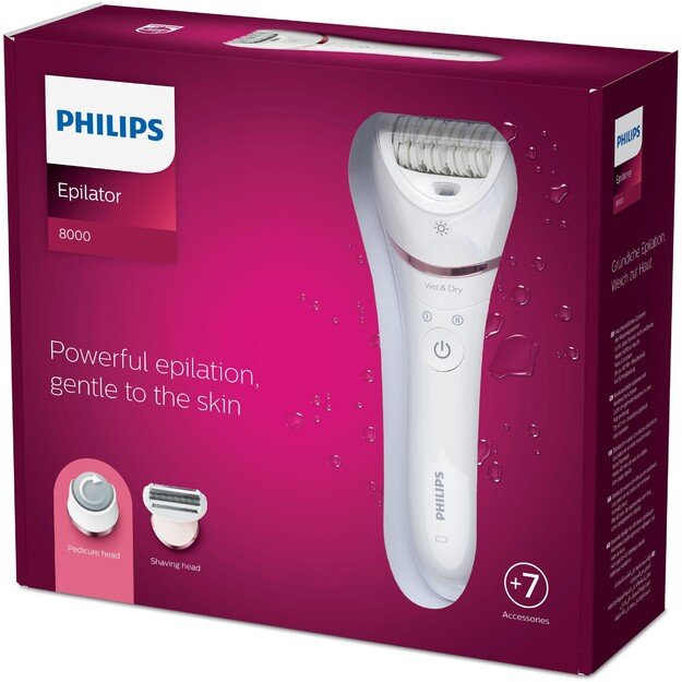 Philips BRE730/10 epilator Pink, White 1