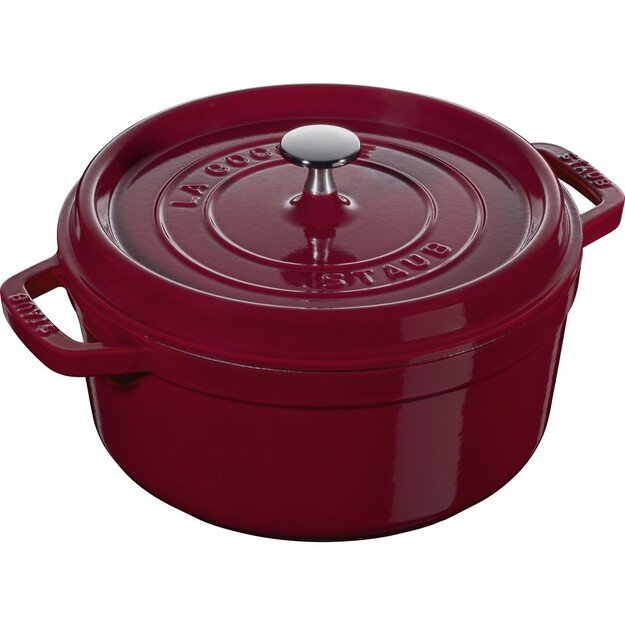 STAUB LA COCOTTE Round Cast Iron Pot 3.85 liters, Bordeaux
