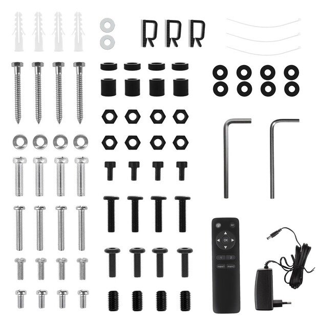 Maclean electric TV mount, ceiling mount, Tuya support, max. VESA 800x400, for TV 43-86 , max. 45kg, MC-110 T